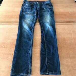 Edwin Jerseys 503 Straight Fit Jeans Men L 30x28 Blue Mid Rise Medium Wash 18601